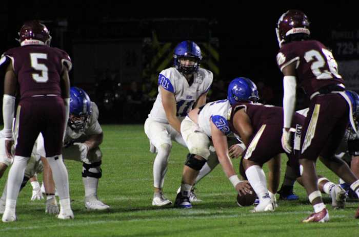 Bartram Trail quarterback Riley Trujillo works from under center during the Bears' playoff win at Niceville.